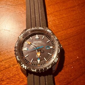 Black Seiko watch
